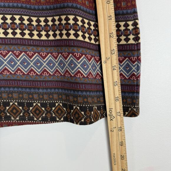 Double D Ranch Aztec Design Skirt Small Multi Summer Colorful Tribal Cowgirl - Picture 5 of 7